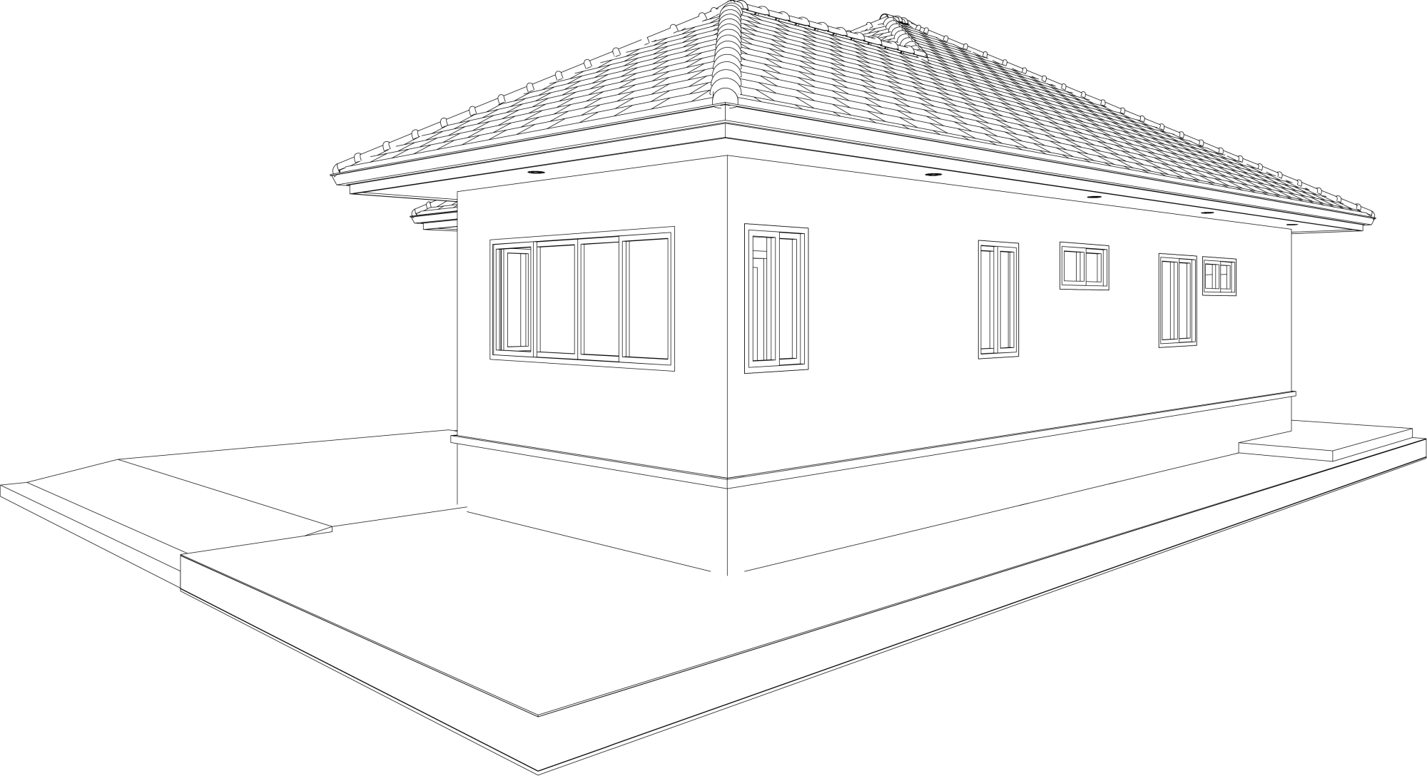 maison en filigrane
